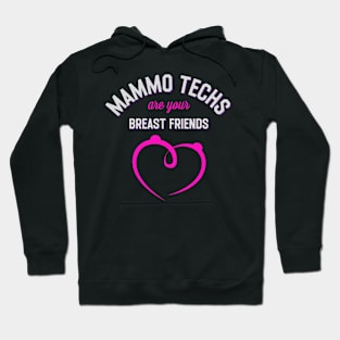 Mammo Tech Breast Friends Funny Mammography Technologist Hoodie